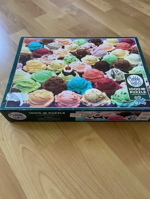 Cobble Hill puzzel 1000 stukjes - Ice cream, Ophalen of Verzenden, 500 t/m 1500 stukjes, Gebruikt, Legpuzzel