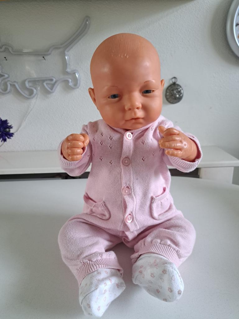 Vintage EFFE Babypop in Roze Pakje - Made in Italy, Ophalen of Verzenden, Gebruikt, Babypop