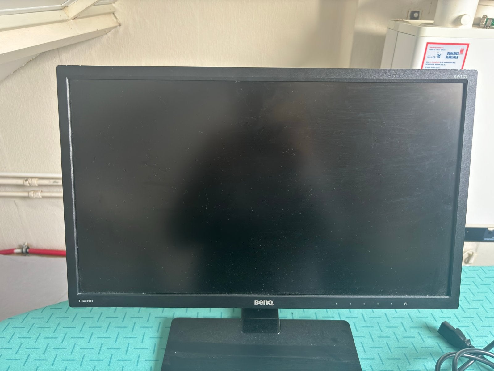 BenQ GW2270H 21.5 inch Full HD Monitor - inclusief kabels, Ophalen, HDMI, Kantelbaar, Full HD
