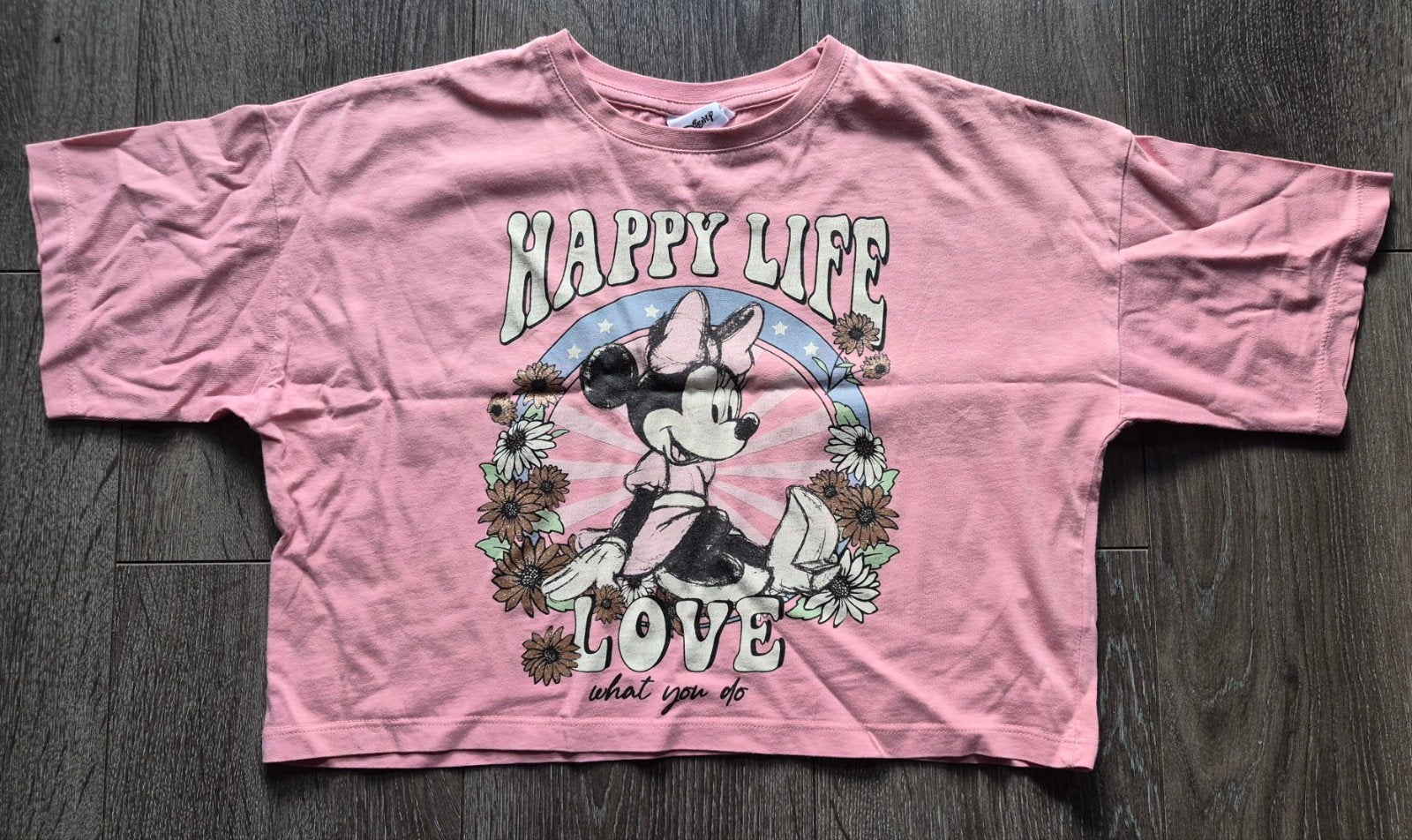Supermooi shirt Minnie Mouse 134/140, Meisje, Ophalen of Verzenden, Zo goed als nieuw, Shirt of Longsleeve
