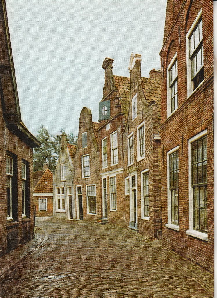 Groeten uit Blokzijl - Historische straat met grachtenpanden, Verzamelen, Ophalen of Verzenden, 1960 tot 1980, Ongelopen, Overijssel