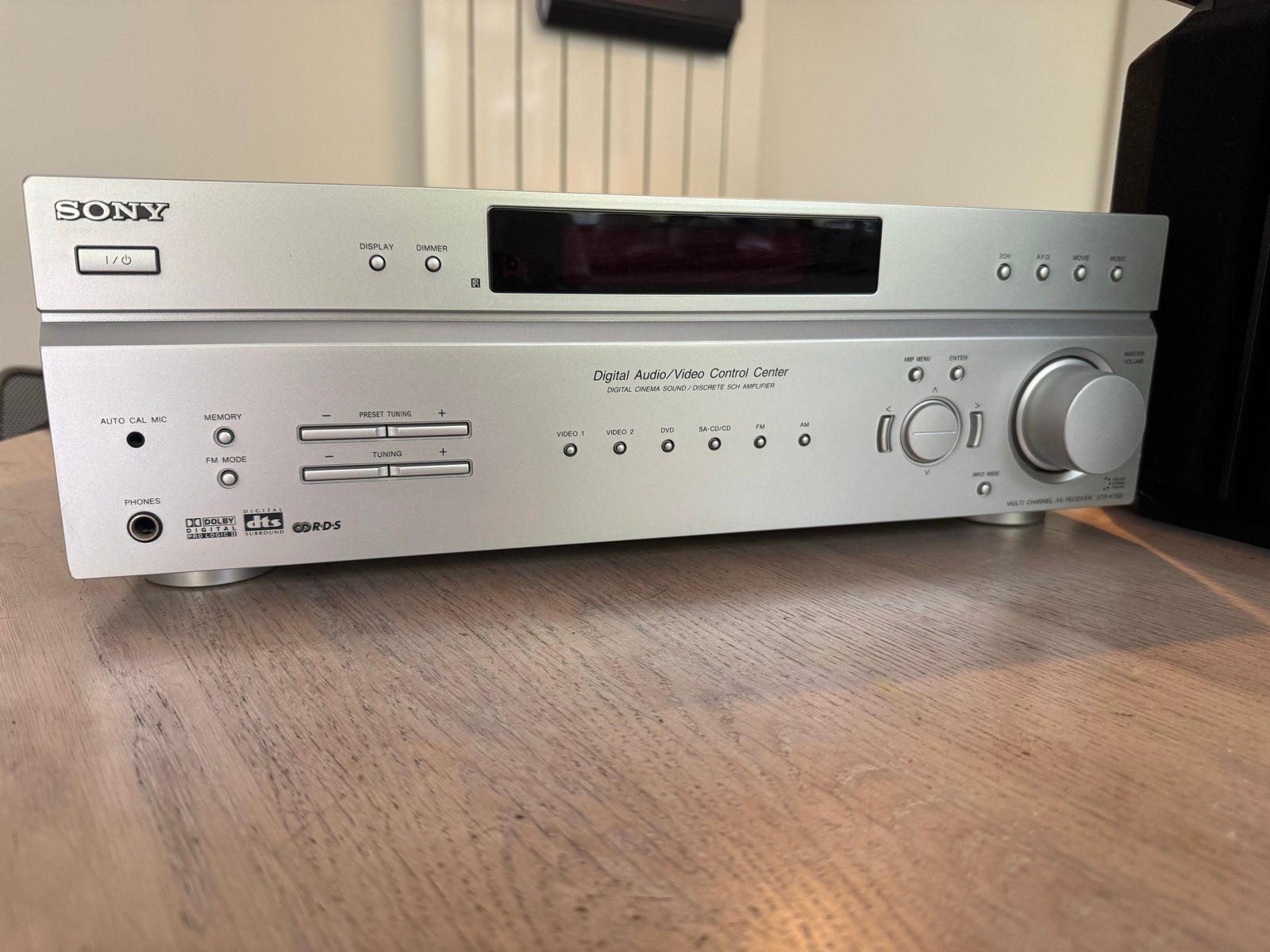 Sony STR-K780 Multi Channel AV Receiver - Zilver, Gebruikt, Ophalen of Verzenden, Sony, 120 watt of meer
