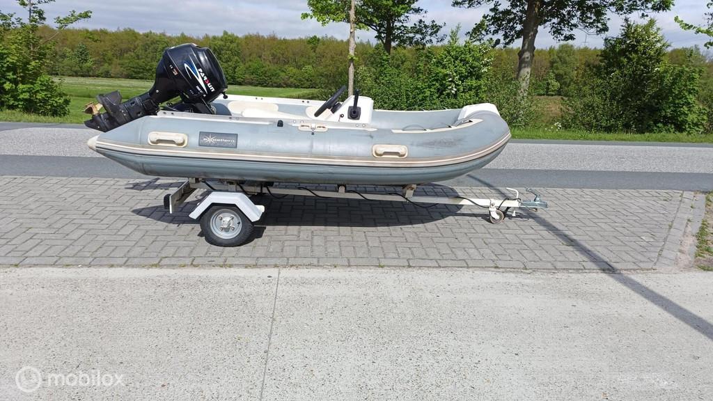 Excellent RIB 300 + Parsun 9.8 PK 4-takt + Trailer, Gebruikt, Excellent, Excellent, Benzine