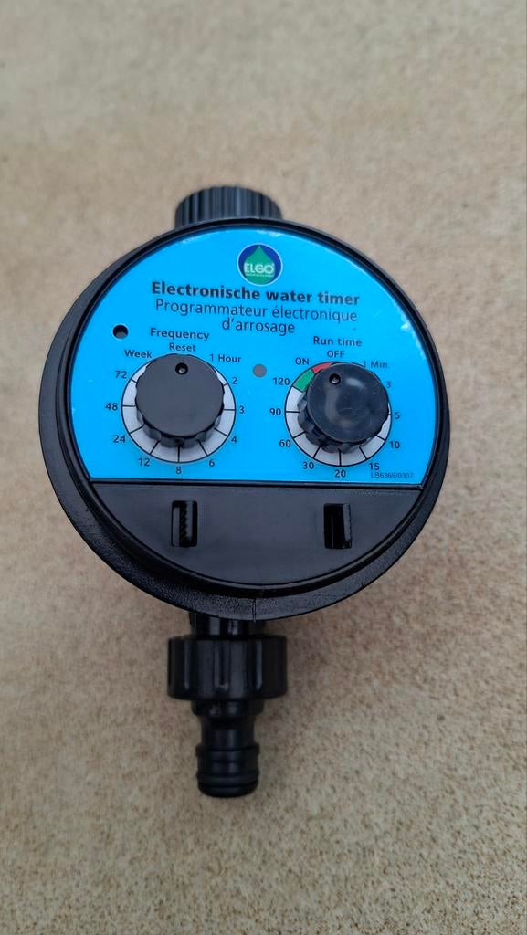 ELGO Elektronische Water Timer EET 1160, Ophalen of Verzenden, Zo goed als nieuw