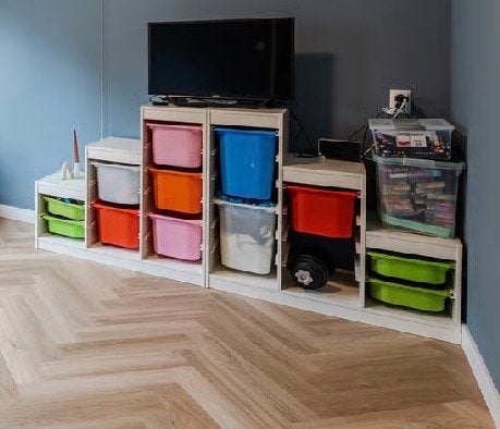 Ikea Trofast kasten met opbergbakken, Huis en Inrichting, Kasten | Overige, Gebruikt, Ophalen