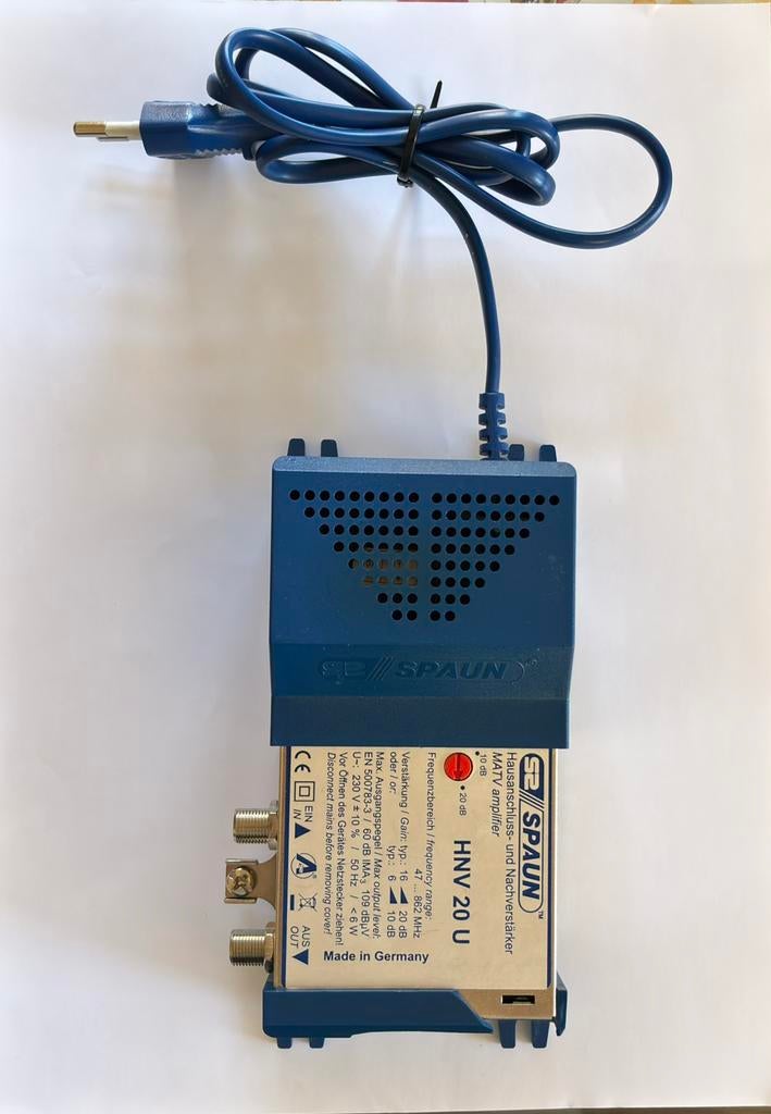 Spaun Hnv20U Amplifier Terrestrail, Audio, Tv en Foto, Televisie-accessoires, Zo goed als nieuw, Ophalen of Verzenden