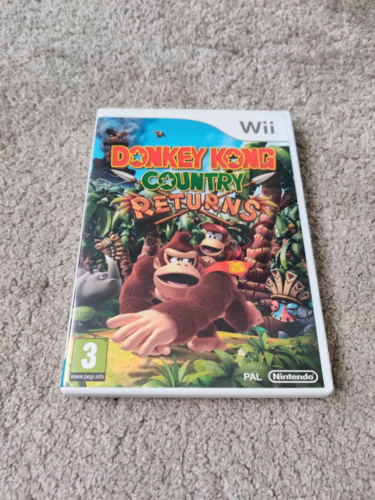 Donkey Kong Country Returns - Wii (PAL), 2 spelers, Ophalen of Verzenden, Zo goed als nieuw, Vanaf 3 jaar