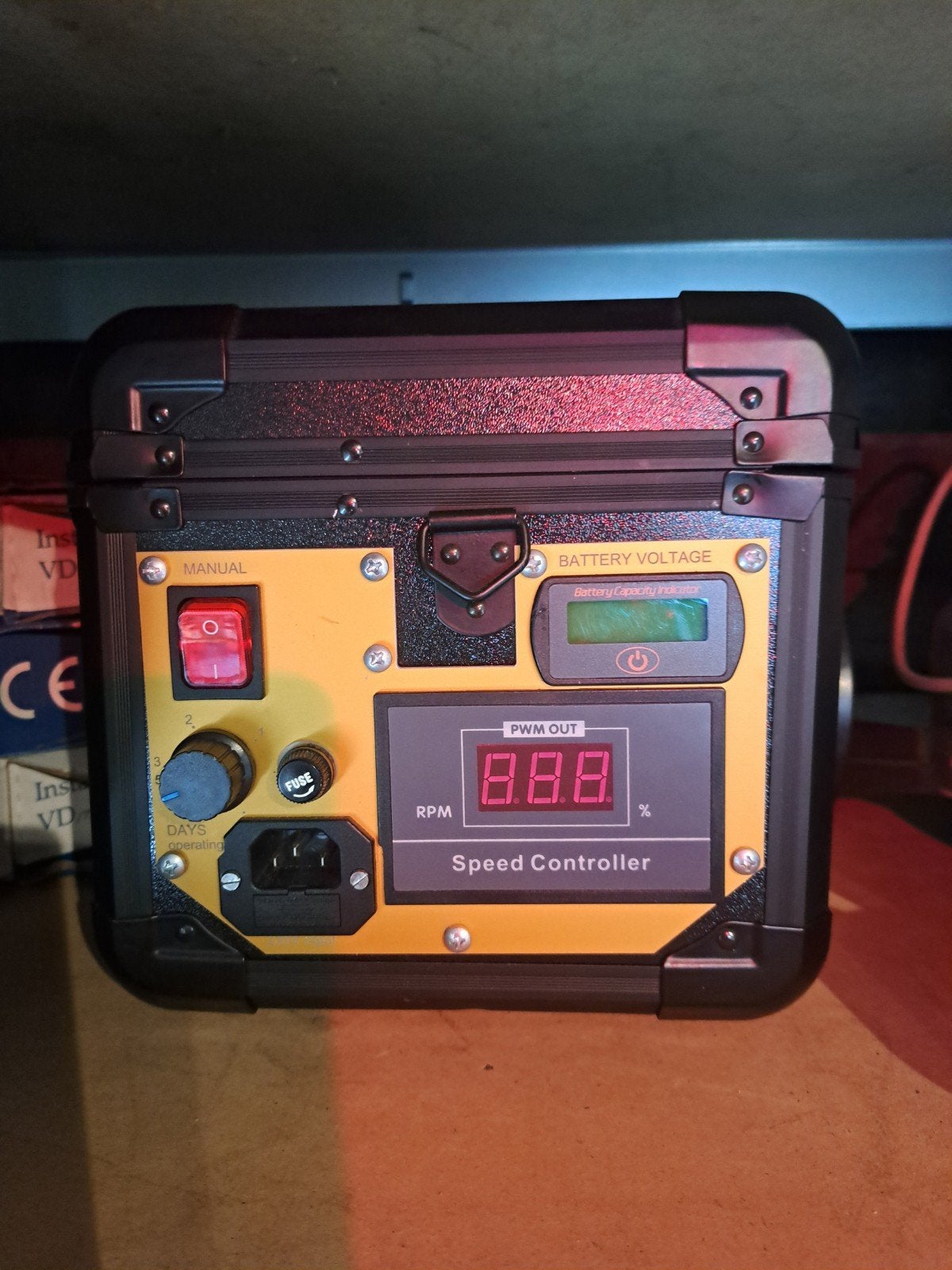 Zelfbouw ventilator in flightcase, noodafzuiging., Muziek en Instrumenten, Gebruikt, Niet van toepassing, Overige typen, Niet van toepassing