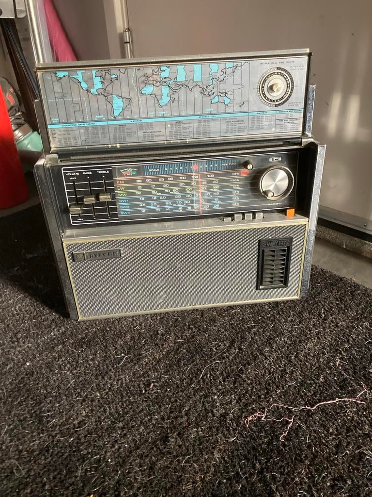 Vintage Silver XF900 Wereldontvanger - Zoldervondst, Ophalen, Gebruikt, Wereldontvanger