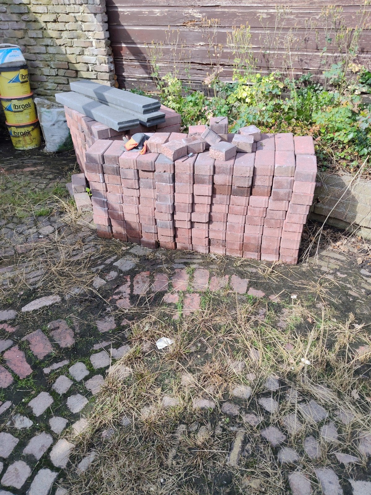 8,5 vierkante meter nieuwe klinkers, Ophalen, Nieuw, Beton, Klinkers
