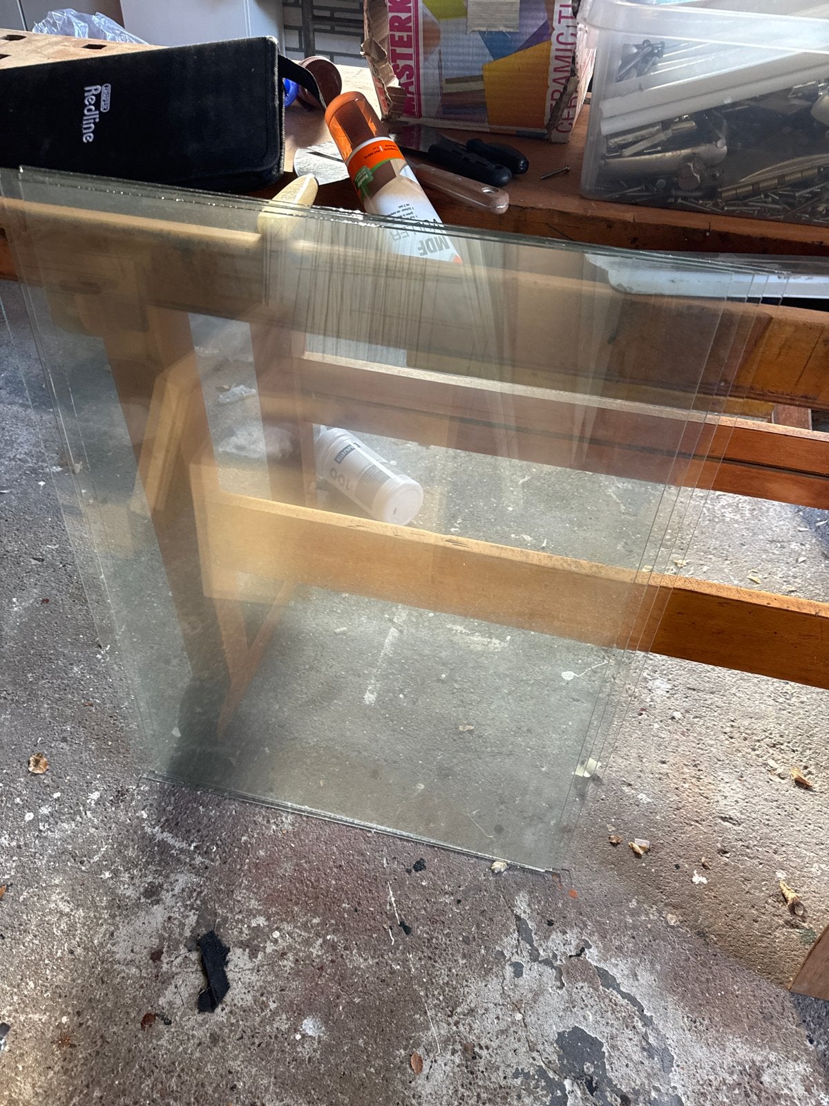 4 Vitrine Glasplaten 60 x 83.5 cm, Ophalen, Gebruikt, Minder dan 80 cm, 80 tot 120 cm