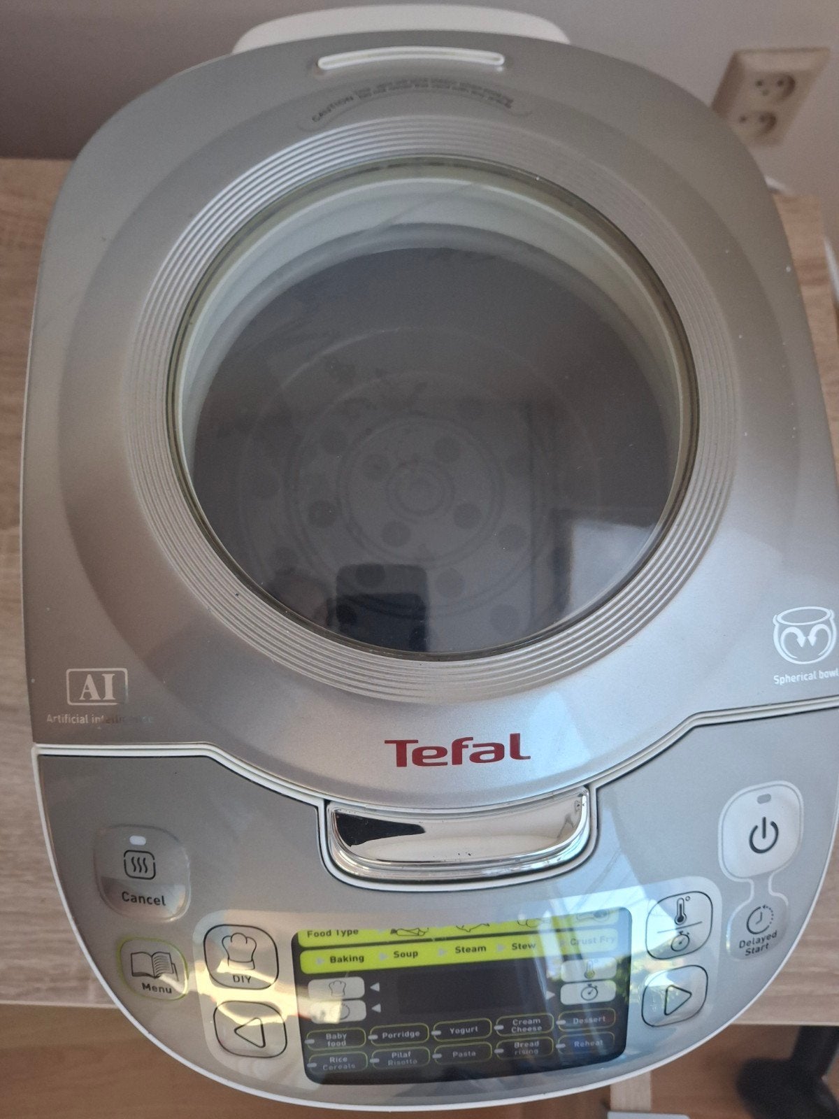 Tefal Spherical Bowl Multicooker, Ophalen of Verzenden, Vaatwasmachinebestendig, Gebruikt