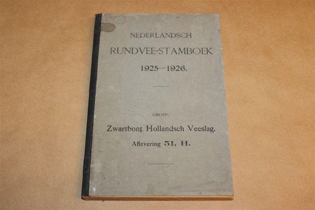 Rundvee-Stamboek 1925-1926 — Zwartbont Hollandsch Veeslag, Boeken, Ophalen of Verzenden, Gelezen
