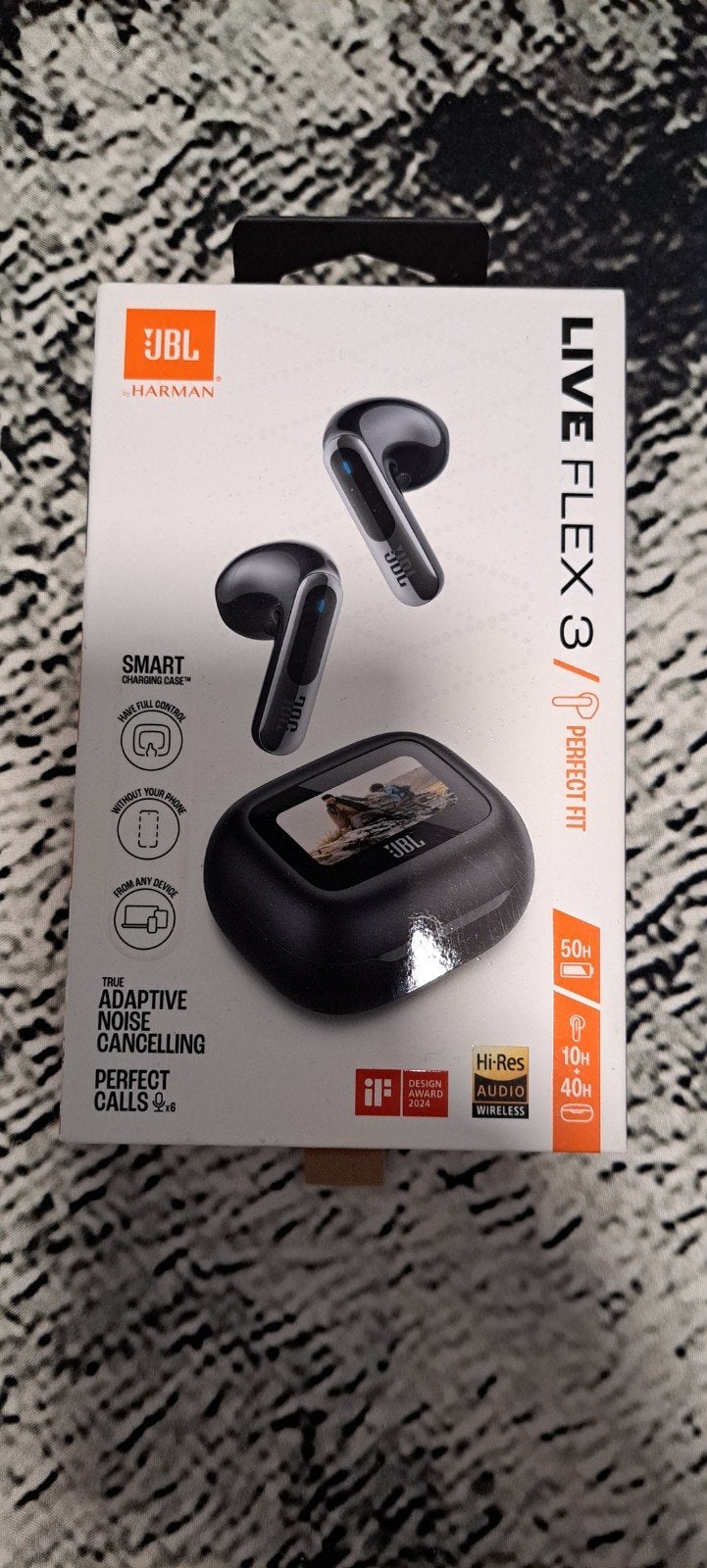 JBL Live Flex 3 - Zwart - Nieuw!, Telecommunicatie, Mobiele telefoons | Oordopjes, Zwart, Bluetooth, Nieuw, Ophalen of Verzenden