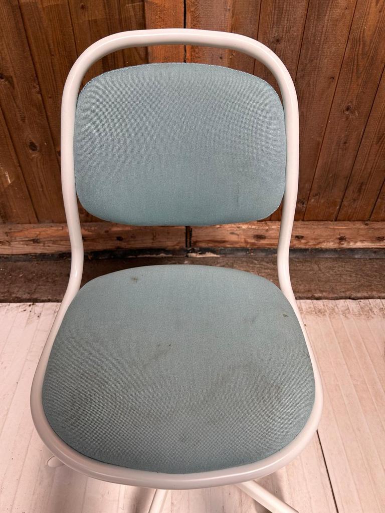 Bureaustoel met wielen kinderen- Lichtblauw- Ikea Örfjäll, Ophalen, Gebruikt, Blauw, Bureaustoel