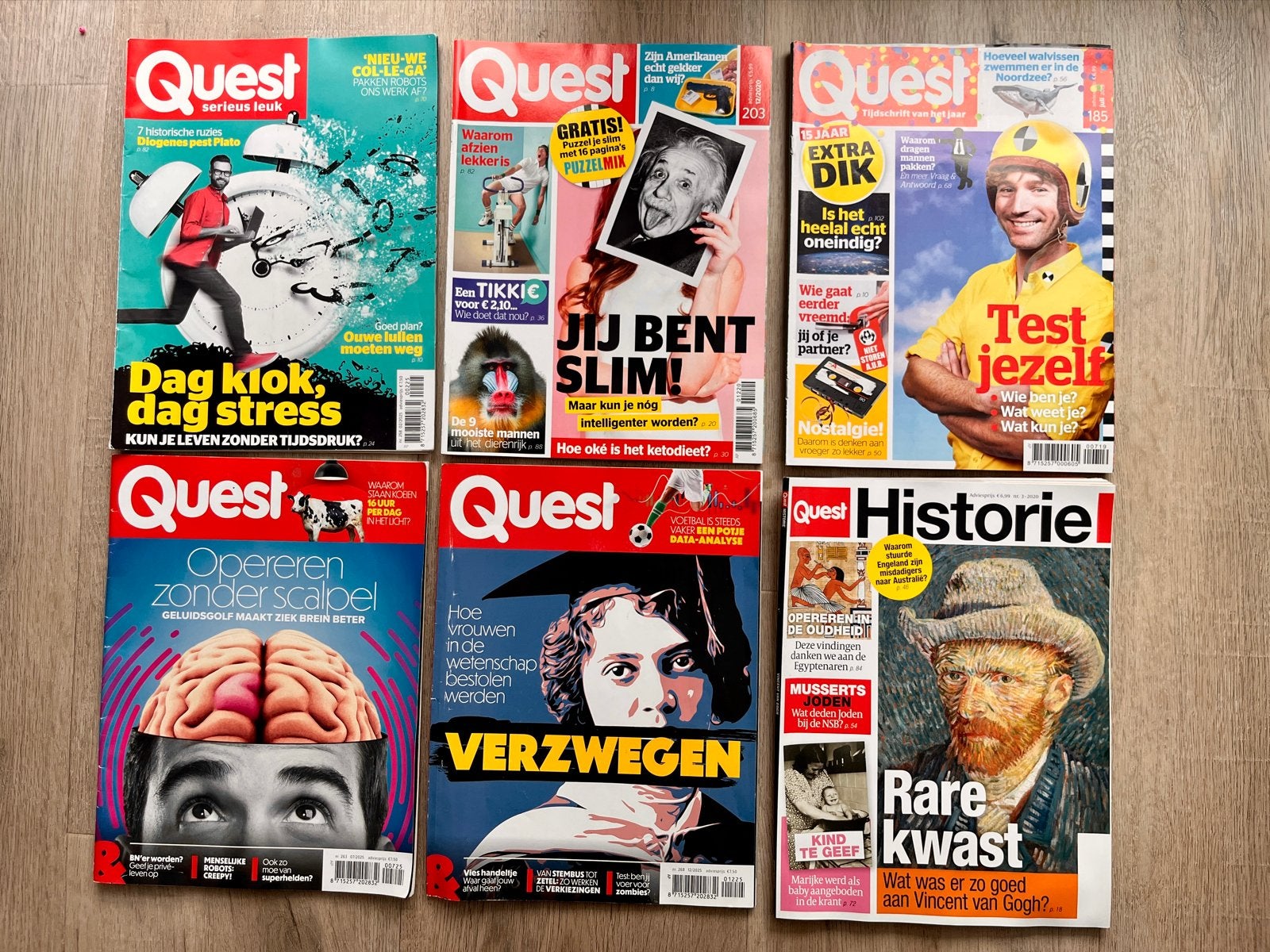 Quest en Quest Historie tijdschriften - Diverse nummers, Ophalen of Verzenden, Gelezen, Wetenschap en Natuur