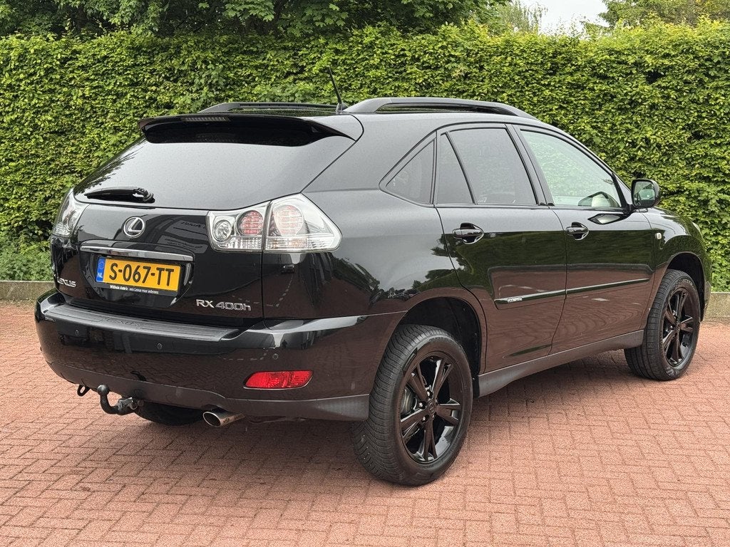 Lexus RX 400h Dakraam MarkLevinson Trekhaak GARANTIE, Automaat, Gebruikt, Zwart, Hybride Elektrisch/Benzine