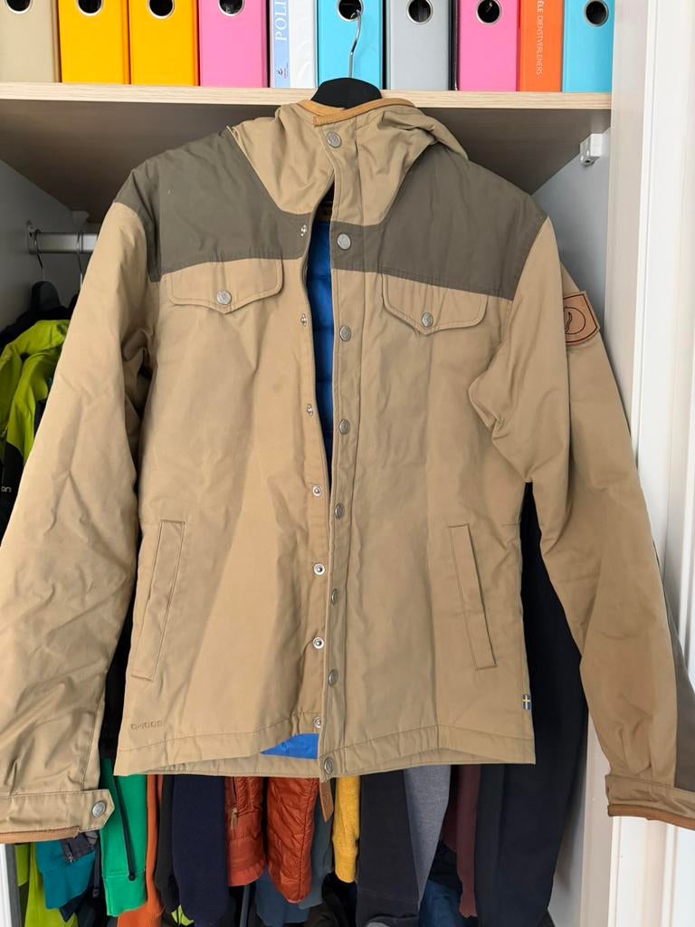 Fjallraven Greenland No.1 down jacket (XS), Ophalen of Verzenden, Zo goed als nieuw, Maat 46 (S) of kleiner, Bruin