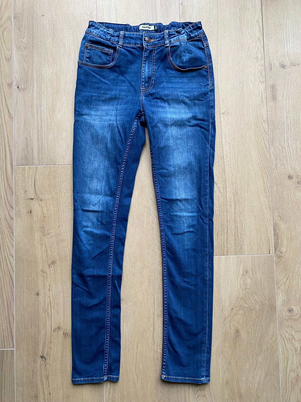 Skinny jeans donkerblauw | Jongens | Maat 170, Ophalen of Verzenden, Zo goed als nieuw, Jongen, Broek