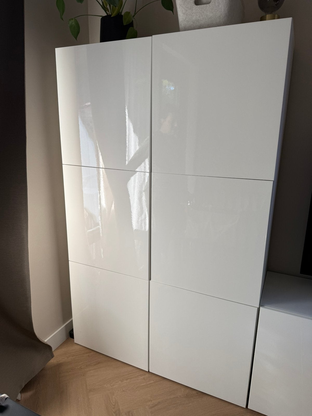 6x Ikea Selsviken hooglans witte kast deuren 60x 64cm, Ophalen, 50 tot 100 cm, Zo goed als nieuw, Minder dan 100 cm