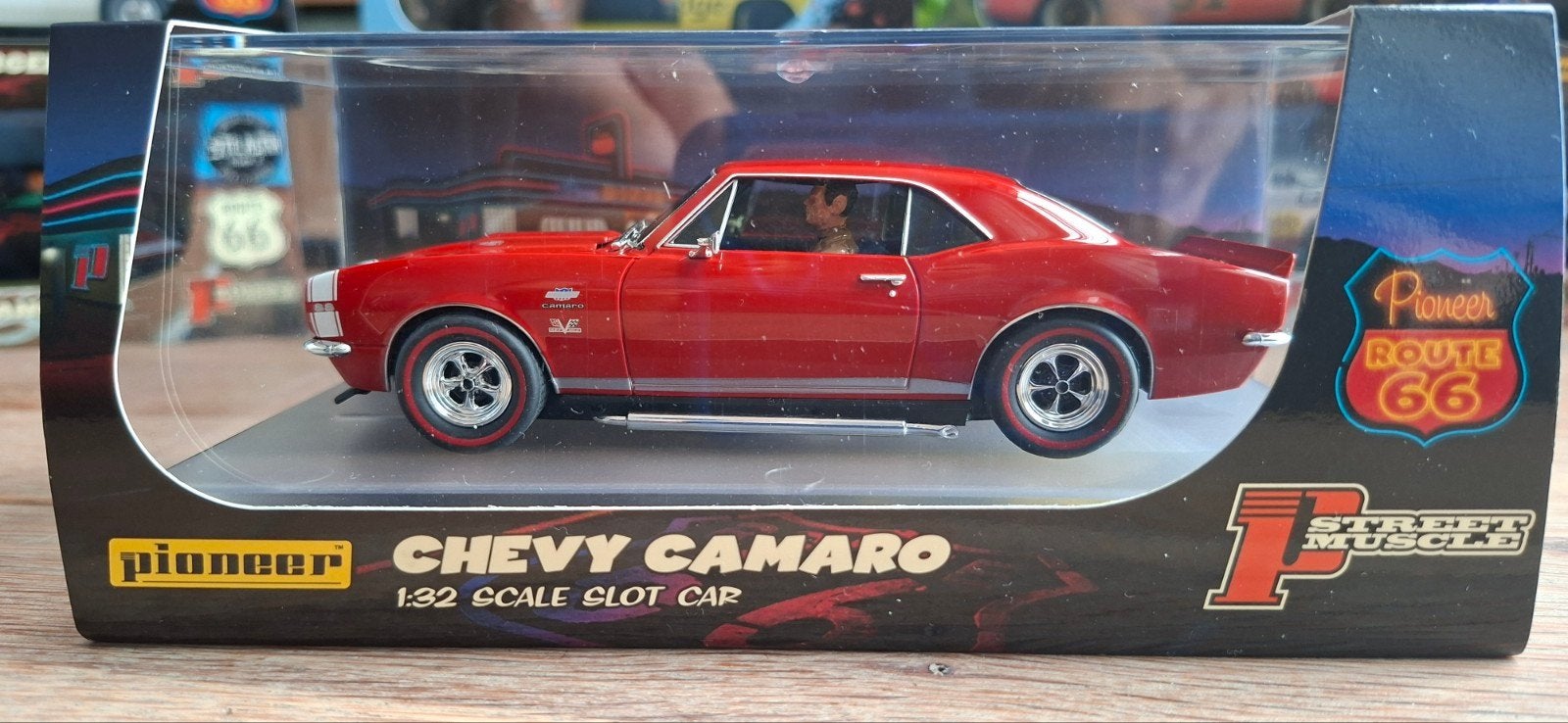 Pioneer P099 Chevy Camaro SS427 'Route 66' Slot Car - Nieuw, Verzenden, Nieuw, Overige typen, Overige merken