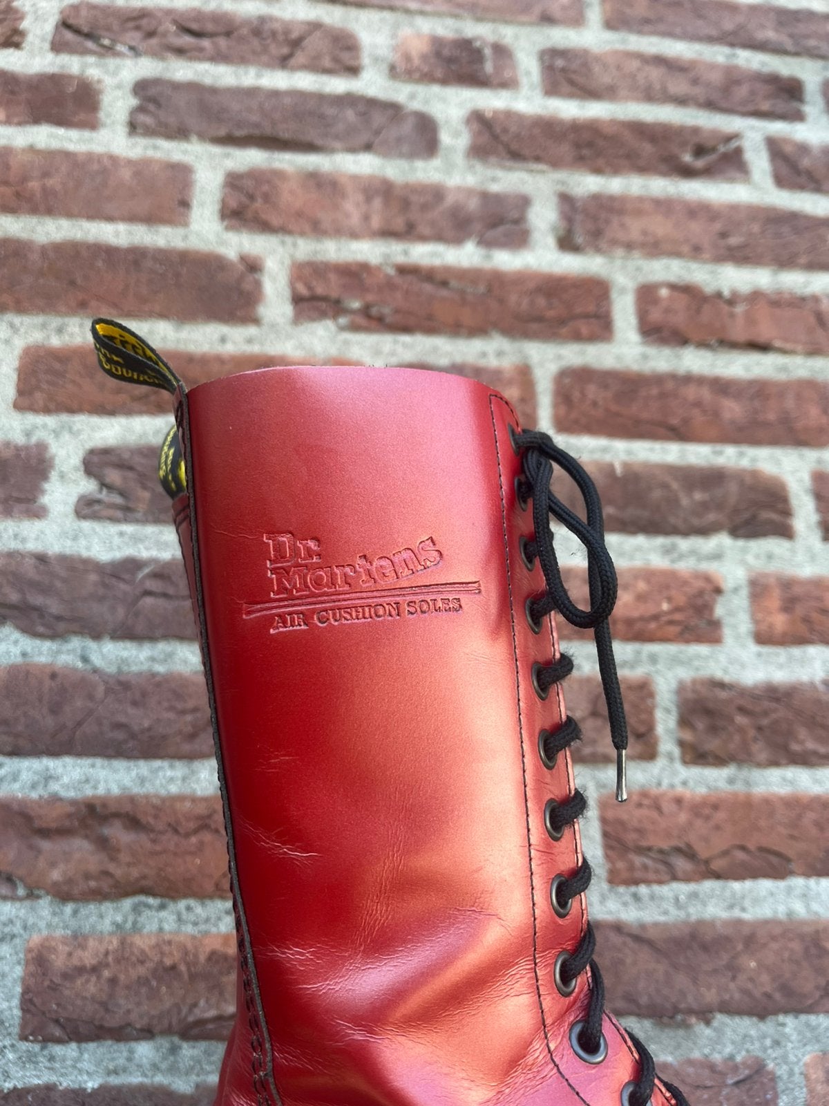 Dr. Martens 1914 MIE Mid calf cherry red maat Uk 3/ Eu 36, Hoge laarzen, Dr. Martens, -, -