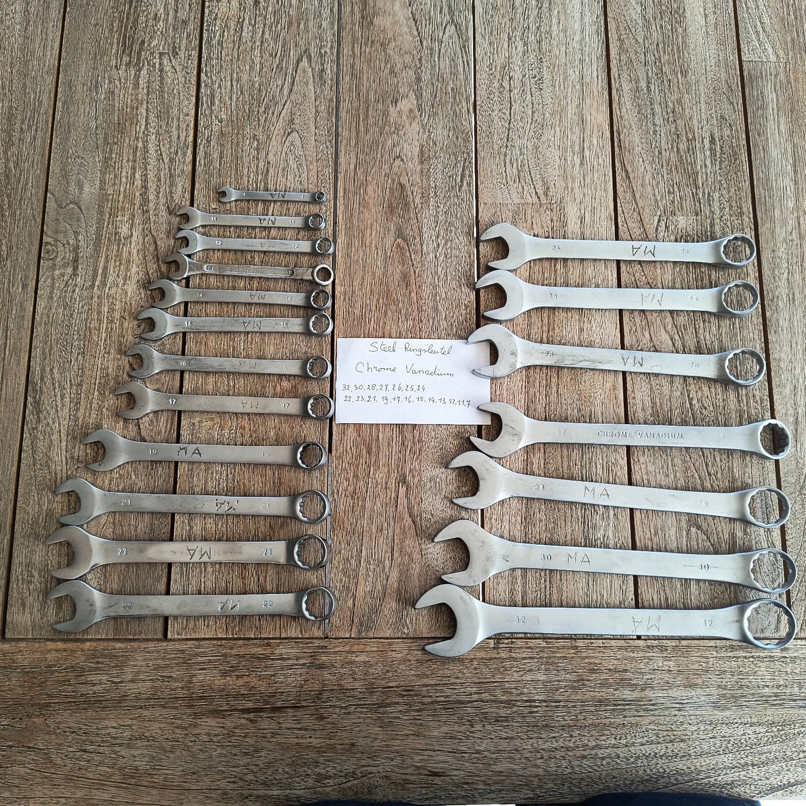 Ring steeksleutel set, Ophalen of Verzenden