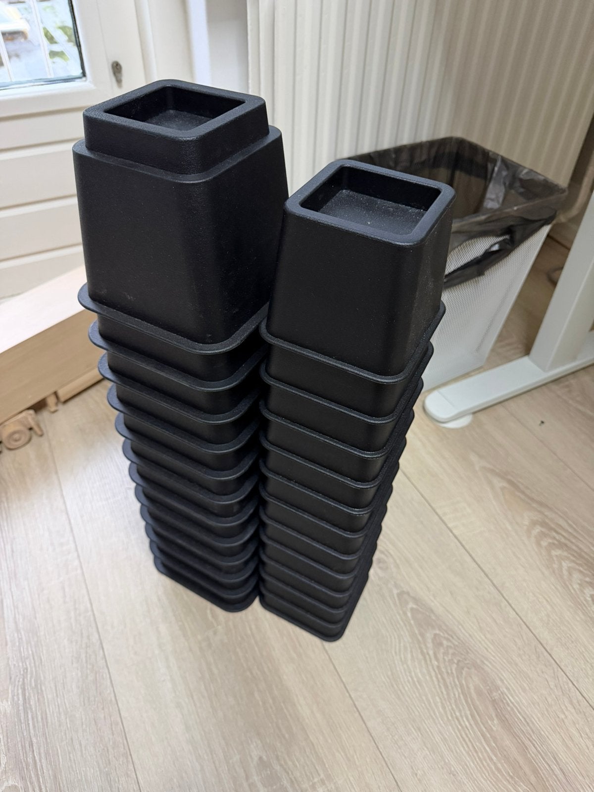 Bedverhogers / Bedklossen 24 stuks voor boxspring, Gebruikt, Overige typen, Standaard, Ophalen