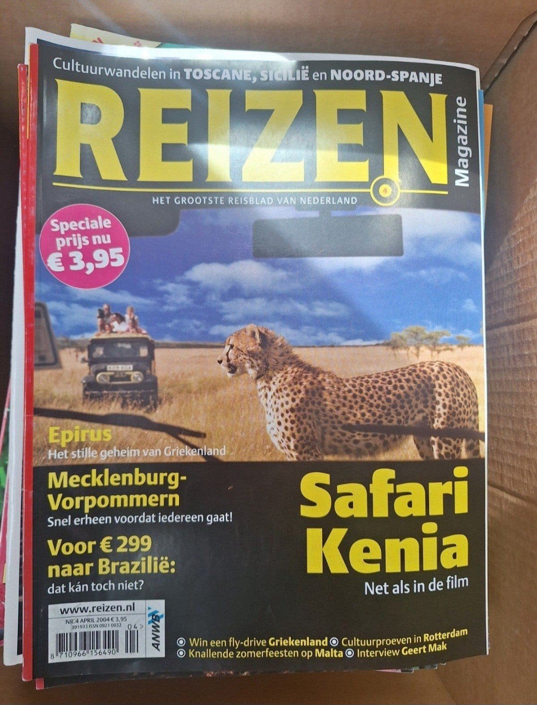ANWB Reizen magazine - 68 edities - diverse jaargangen, Ophalen, Gelezen, Sport en Vrije tijd