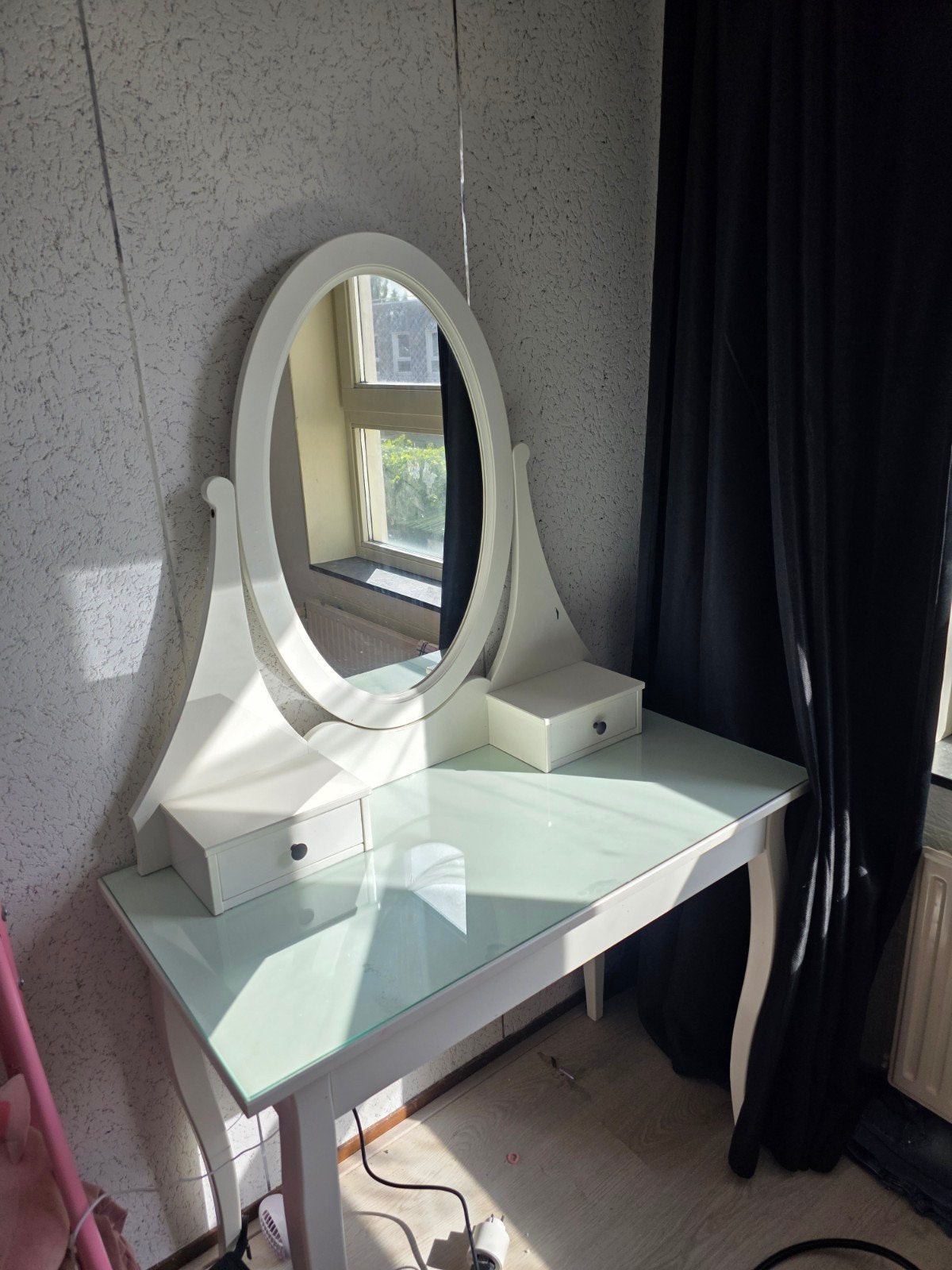 Ikea makeup tafel, Ophalen, Gebruikt, 100 tot 150 cm, 50 tot 100 cm