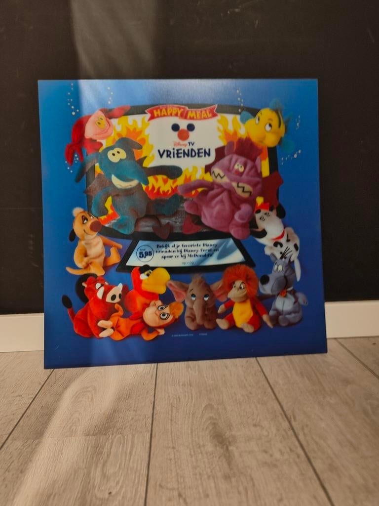 Vintage McDonald’s Disney TV Vrienden Happy Meal Display, Ophalen of Verzenden