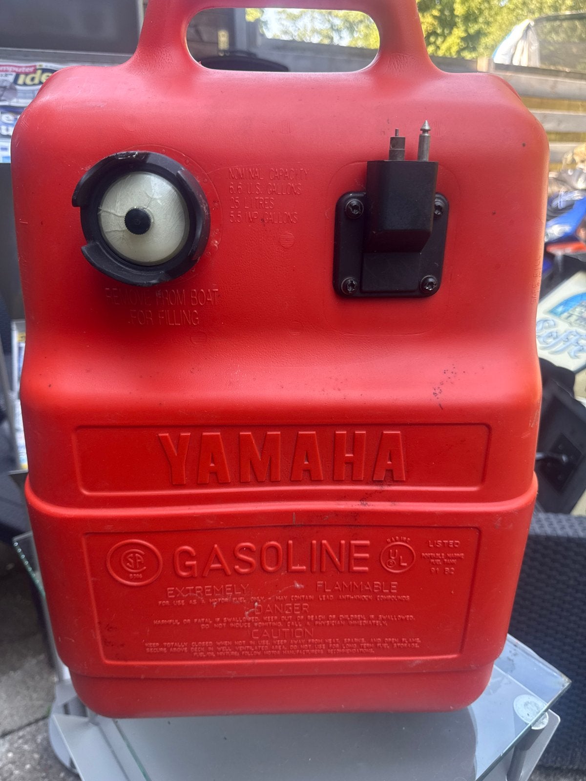 Yamaha brandstof tank 25 liter, Watersport en Boten, Ophalen, Gebruikt, Motor en Techniek