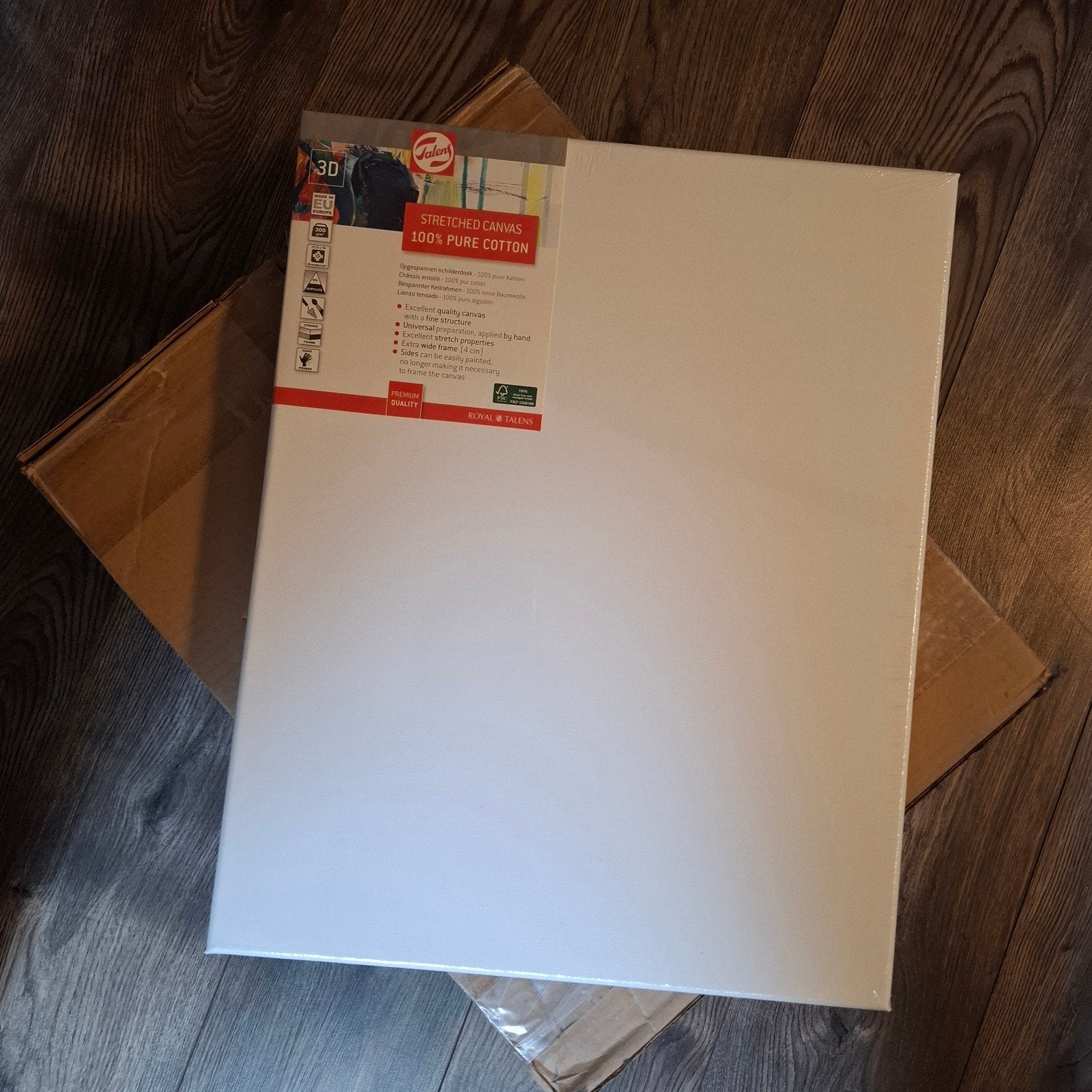 5x Talens Canvas Doeken - 40x50cm, Hobby en Vrije tijd, Ophalen, Nieuw, Doek