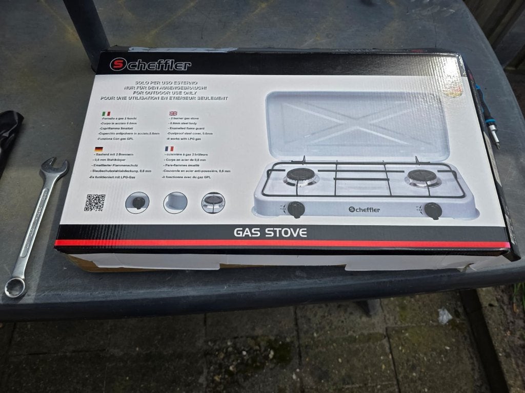 Gas stel voor butagas, Ophalen of Verzenden, Nieuw