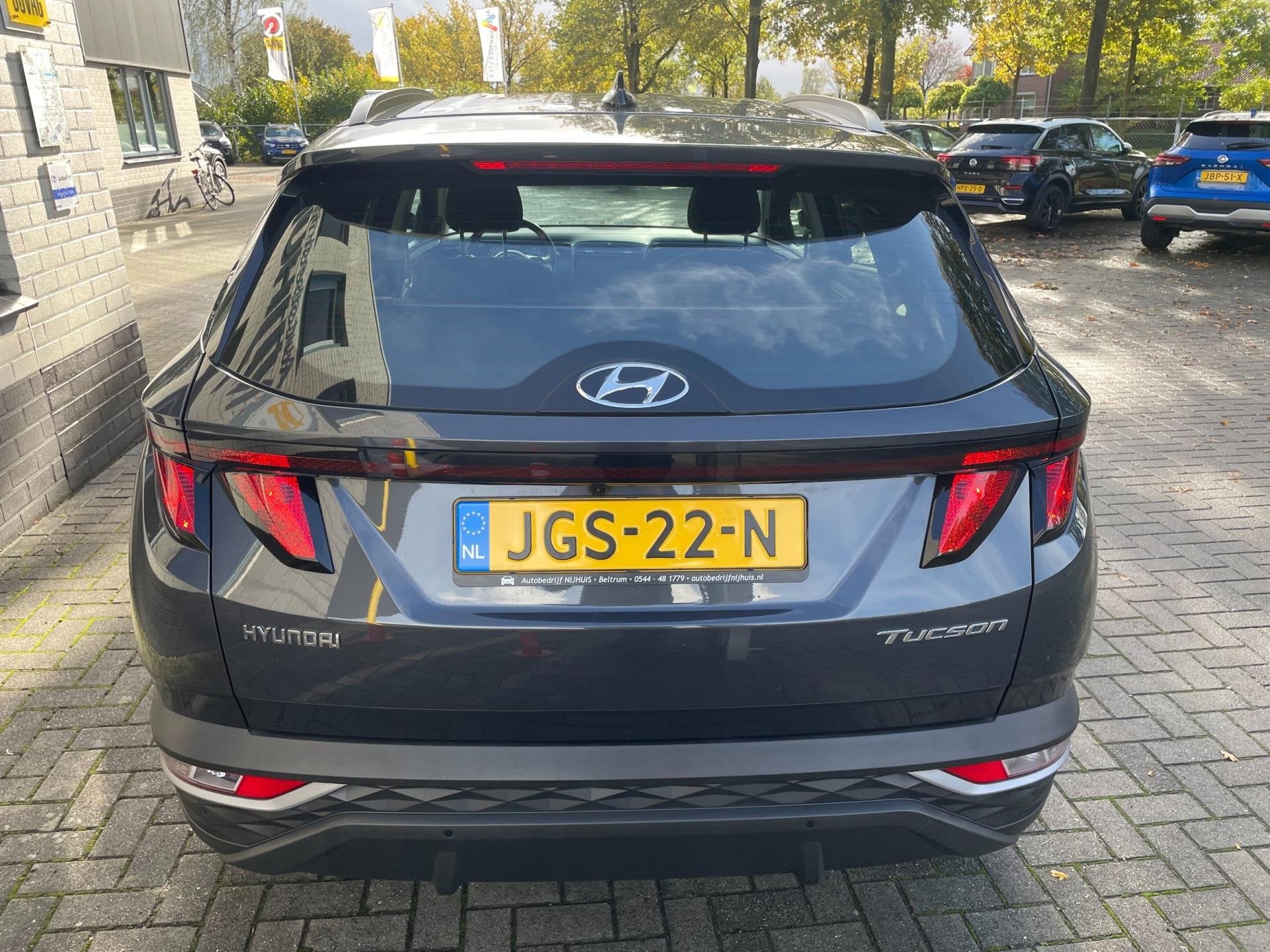 Hyundai TUCSON 1.6 T-GDI MHEV i-Motion / Automaat / Camera /, Auto's, Hyundai, Stof, Gebruikt, 4 cilinders, 150 pk