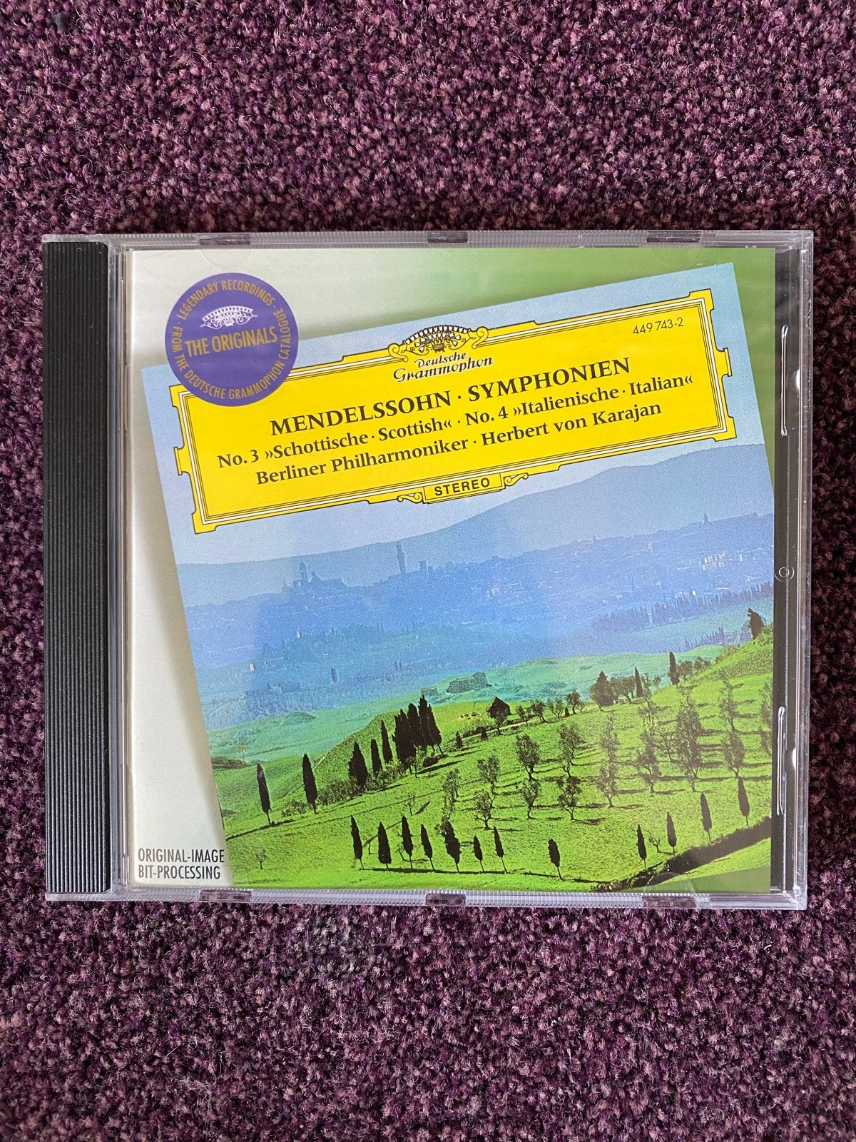 Mendelssohn Symfonieën 3 & 4 - Karajan (CD), Cd's en Dvd's, Cd's | Klassiek, Ophalen of Verzenden, Romantiek, Zo goed als nieuw