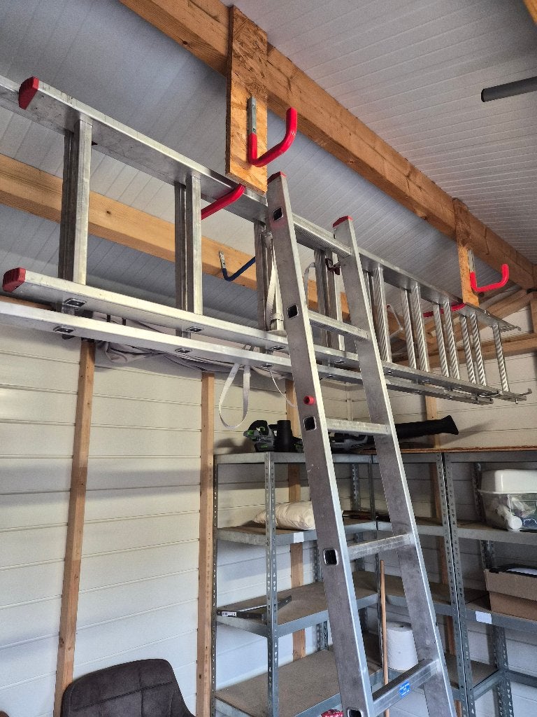 Uitschuifbare aluminium ladder (3 delig), Ophalen, Gebruikt, 4 meter of meer