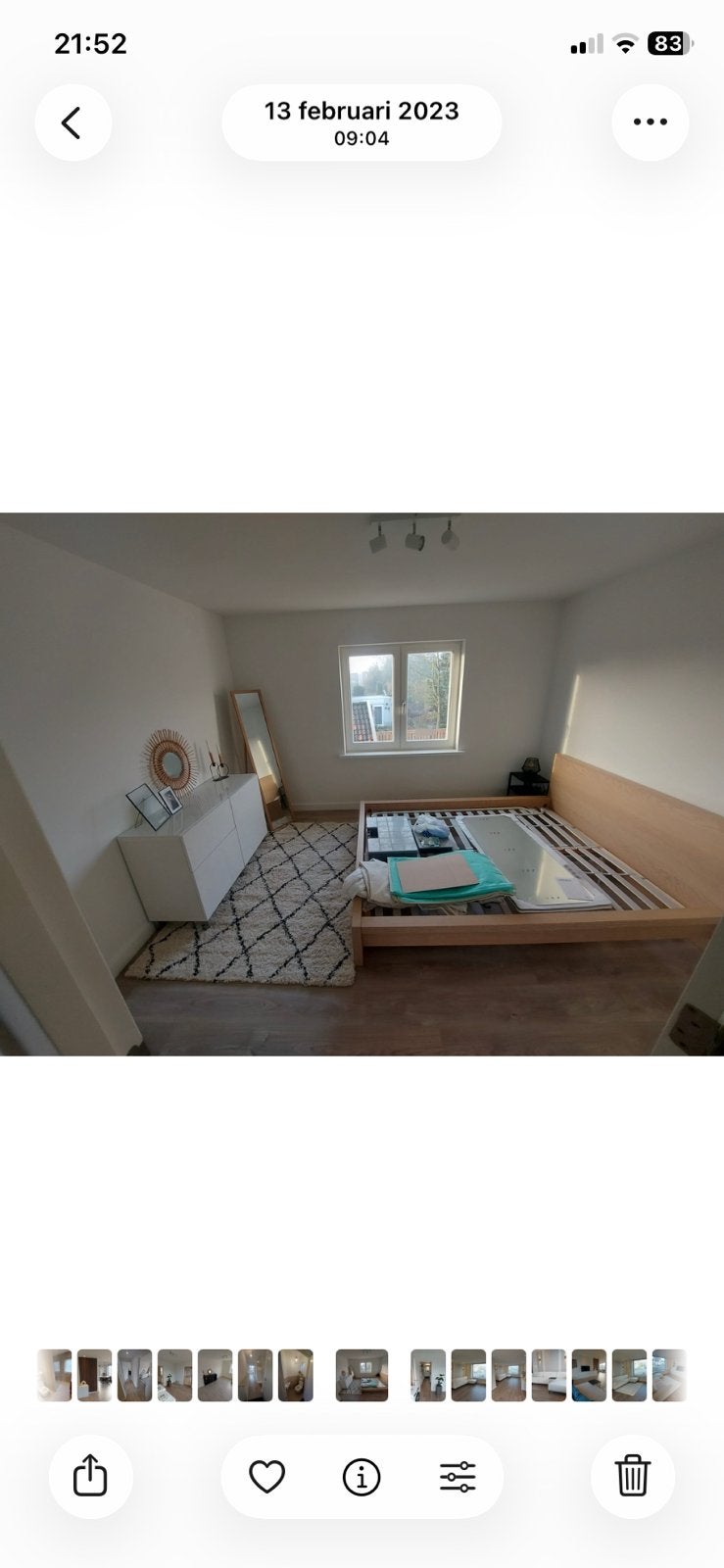 Ikea bed met lattenbodem, Huizen en Kamers
