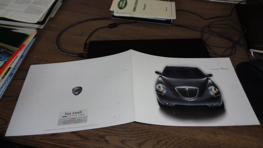 Folder LANCIA THESIS    2-2001, Verzenden, Gelezen, Overige merken