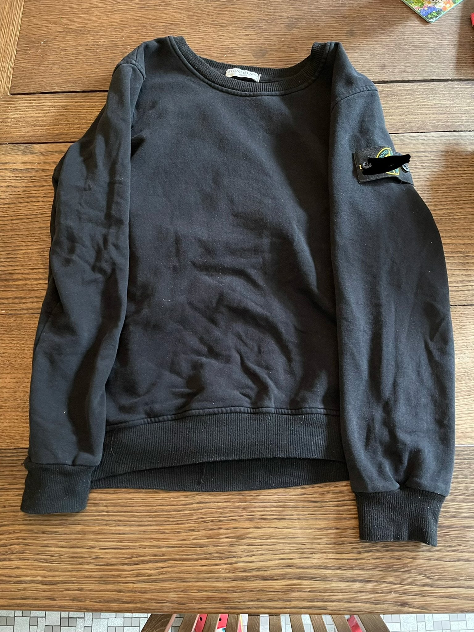 Zwarte Stone Island sweater maat M - Zo goed als nieuw, Ophalen of Verzenden, Zo goed als nieuw, Maat 48/50 (M), Zwart