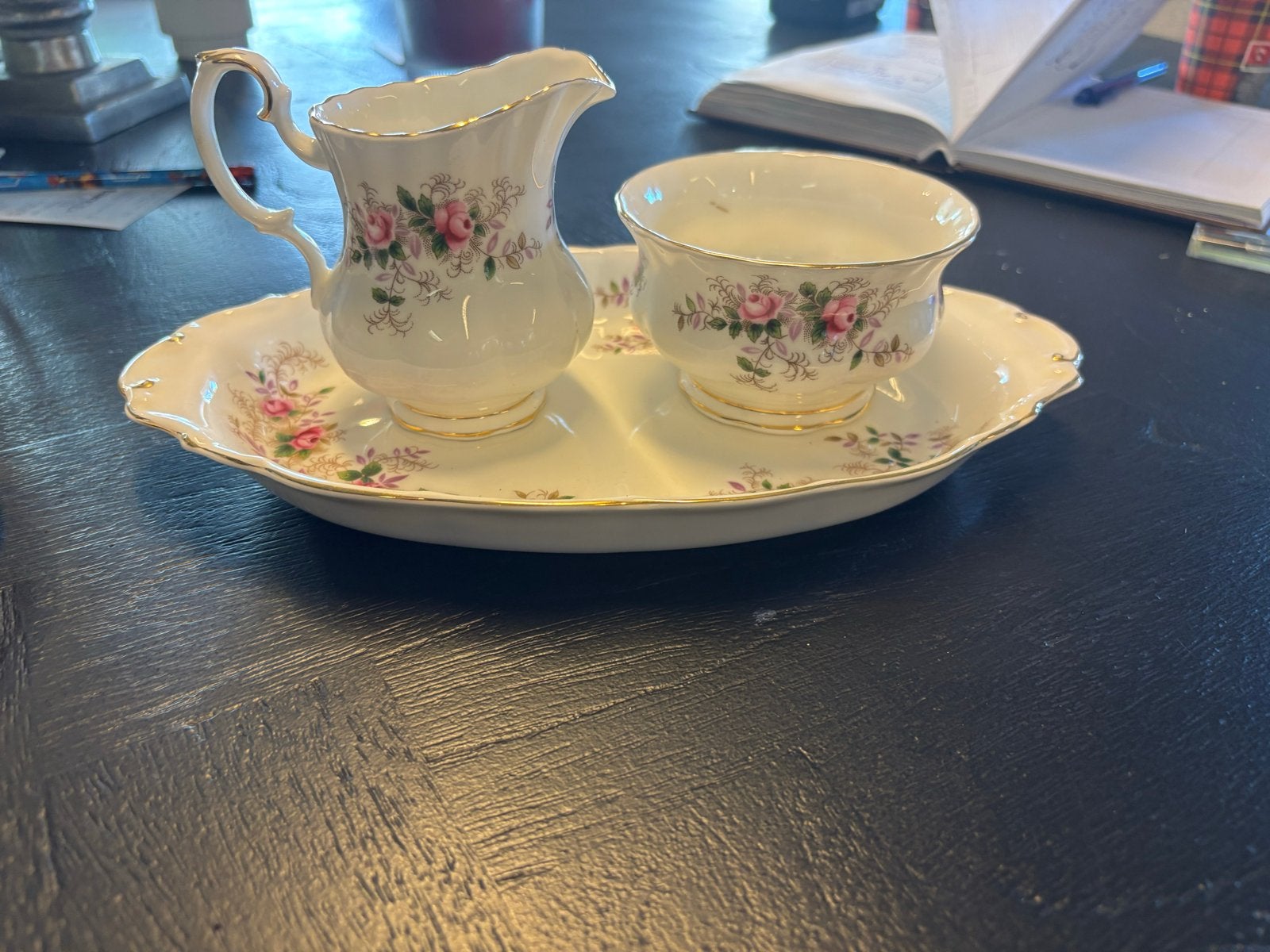 Vintage Royal Albert Maandbloem Kop en Schotel Collectie, Antiek en Kunst, Ophalen of Verzenden