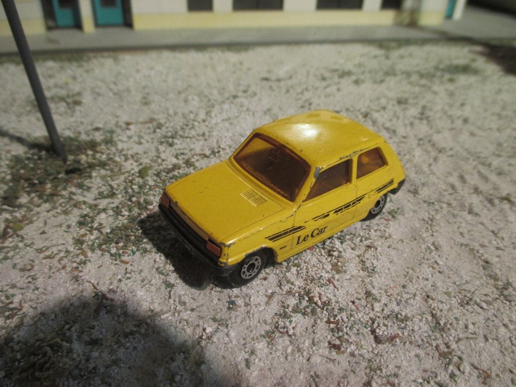 1:52 Renault 5 Le Car - Matchbox Superfast 21 zwart chassis, Ophalen of Verzenden, Gebruikt, Auto