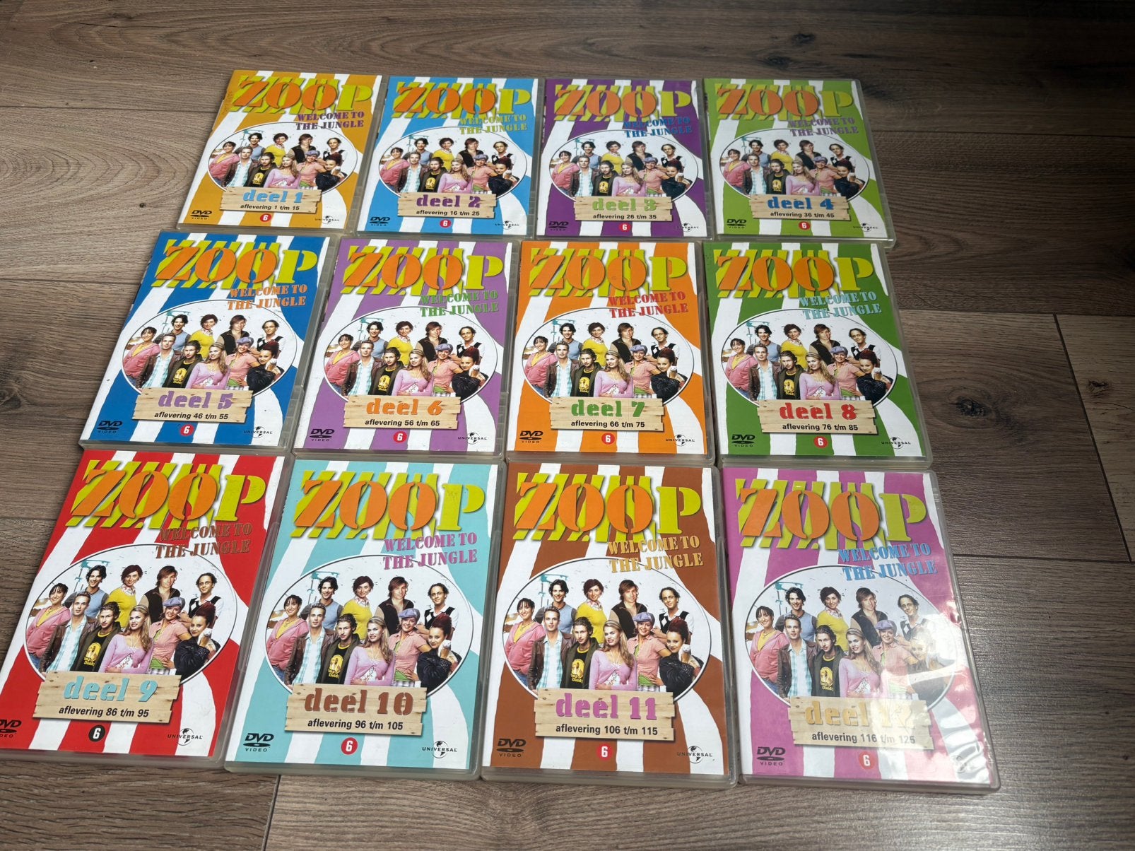 Zoop deel 1 t/m 12, Cd's en Dvd's, Vanaf 12 jaar, Ophalen of Verzenden, Zo goed als nieuw