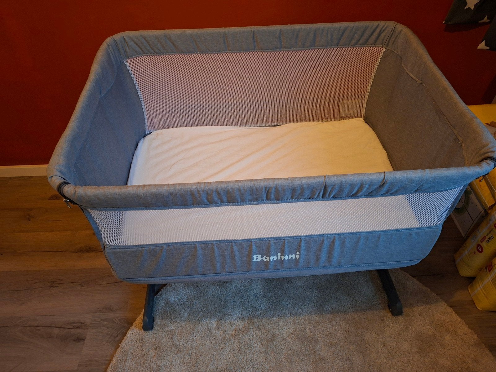 Baninni verstelbare co-sleeper, Ophalen of Verzenden, Gebruikt, Wieg