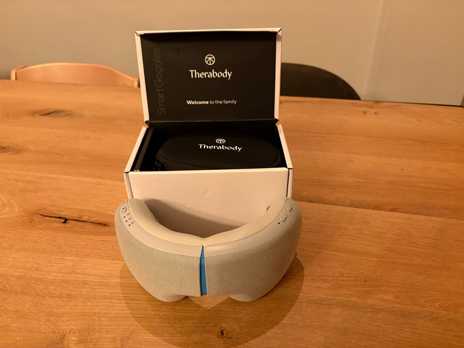 Nieuwe Therabody SmartGoggles - Ontspannende Oogmassage, Sport en Fitness, Ophalen of Verzenden, Nieuw, Apparaat