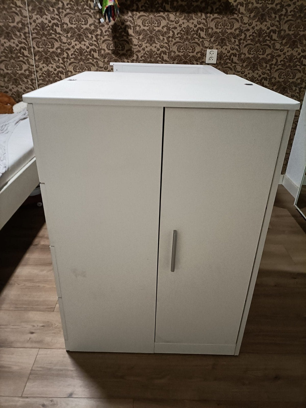 Compleet babybed met commode en kledingkast, 70 tot 85 cm, Zo goed als nieuw, 160 tot 180 cm, Ophalen
