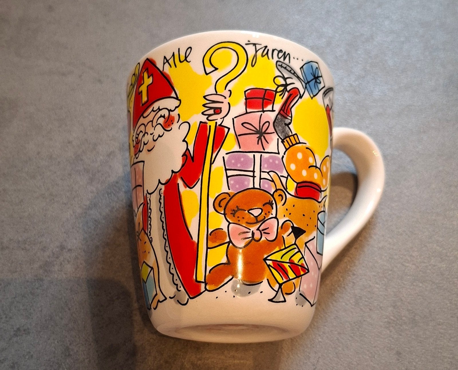 Sint en Piet mok - Blond Amsterdam Sinterklaas beker, Ophalen of Verzenden, Zo goed als nieuw, Blond Amsterdam, Mok