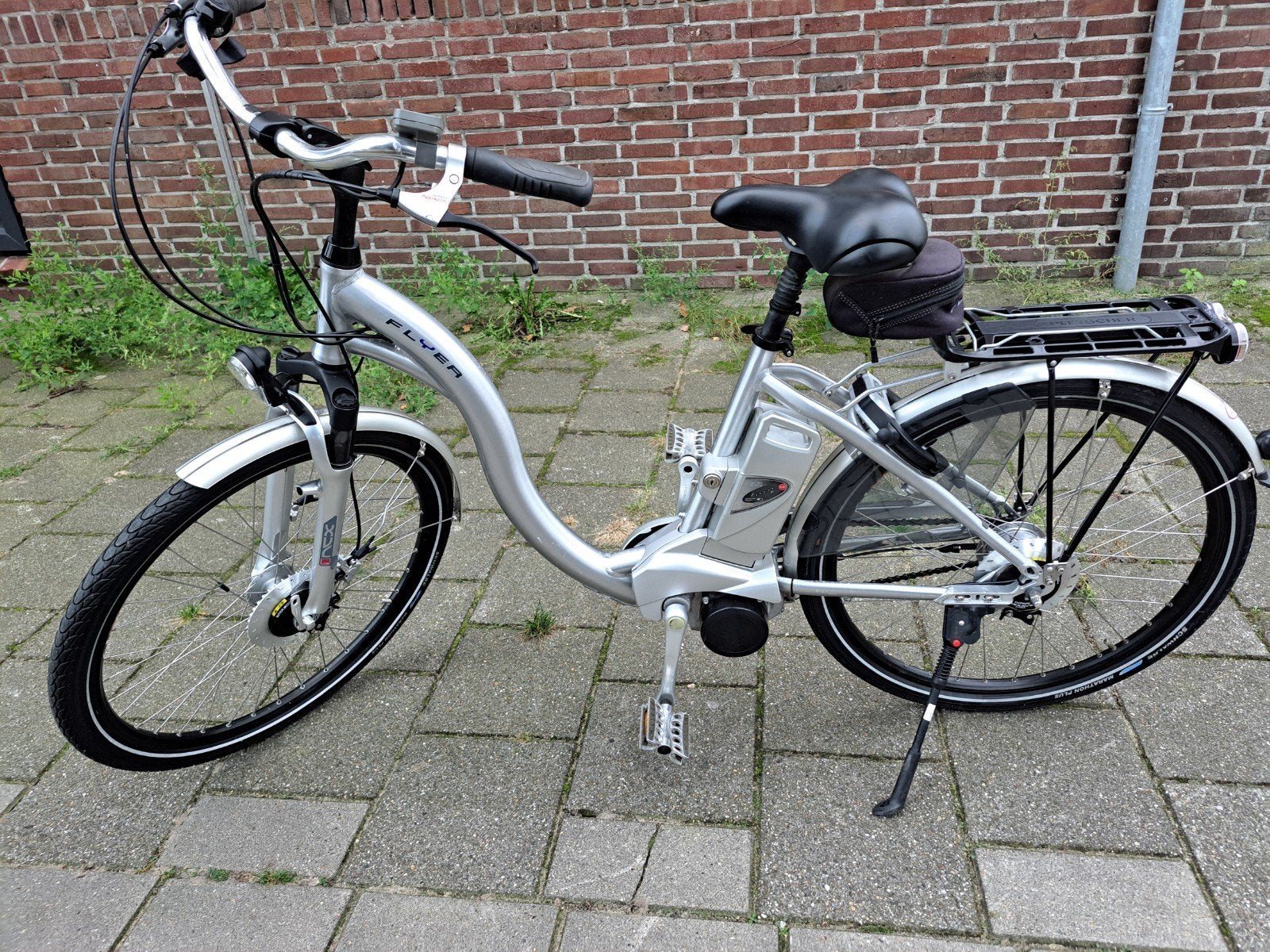 Elektrische fiets - Flyer met middenmotor zo goed als nieuw, Overige merken, Gebruikt, Ophalen of Verzenden, 51 tot 55 cm