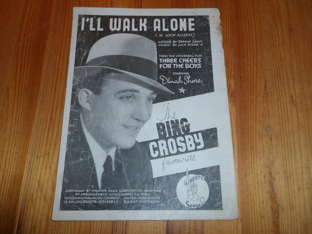 I'll walk alone - ik loop alleen - styne / cahn, Accordeon, Gebruikt, Ophalen of Verzenden, Artiest of Componist
