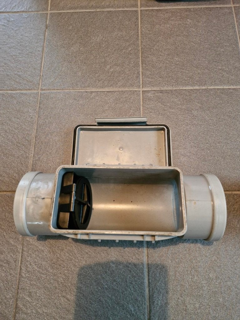 PVC MANCHET ONTSTOPPINGSTUK KLEMD. 125, Ophalen, Afvoer, Pvc, Nieuw